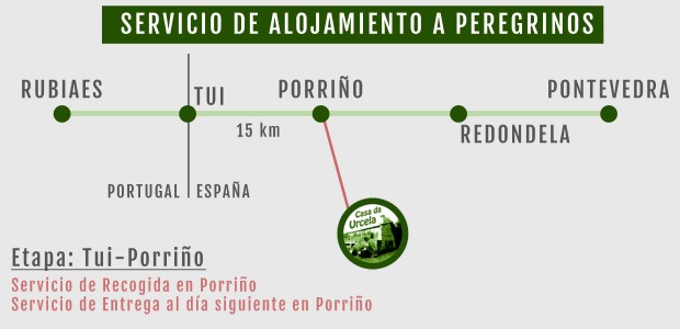 Alojamiento a peregrinos camino portugues Tui