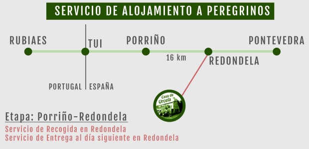 Alojamiento a peregrinos camino portugues redondela